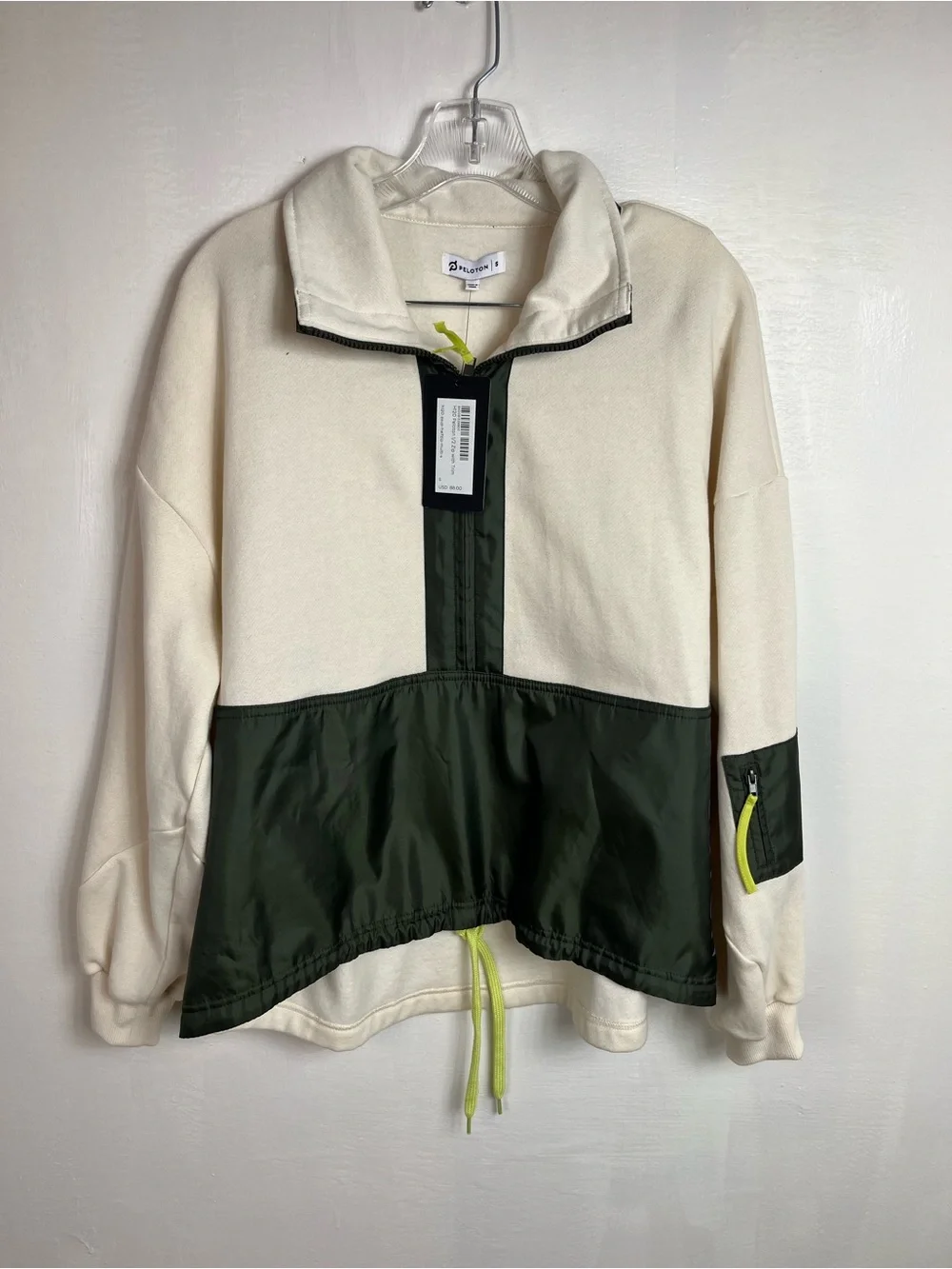 Peloton Women’s H120 1/2 Zip With Trim Sweatshirt Size S